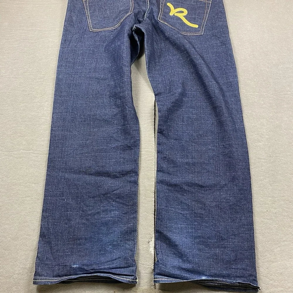 Rocawear Jeans Mens 38 x 34 Baggy Y2K Vintage Denim Blue Wide Leg Skater
